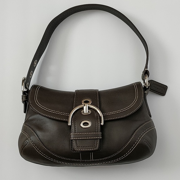 Coach Handbags - Coach leather shoulder bag in brown